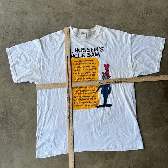 VINTAGE HUSSEIN BARACK OBAMA POLITICAL PARODY T-SHIRT XLARGE - Picture 5 of 5